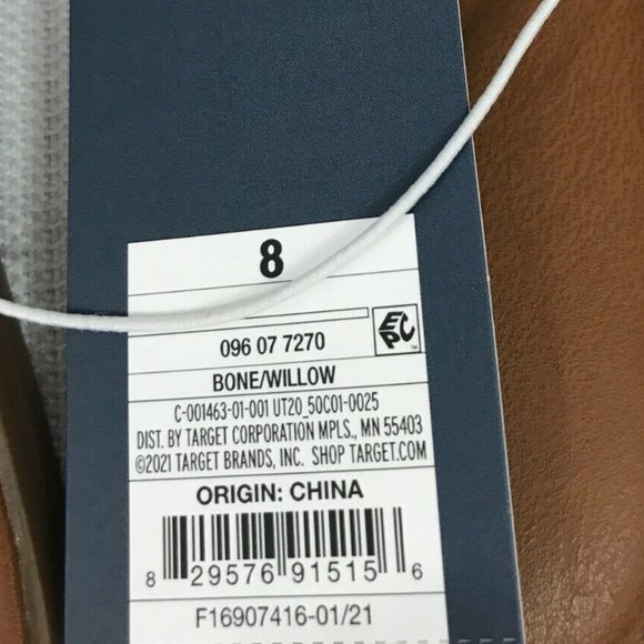 Women's Willow Bone Two Band Scrunched Sandals - Universal Thread - Picture 9 of 11